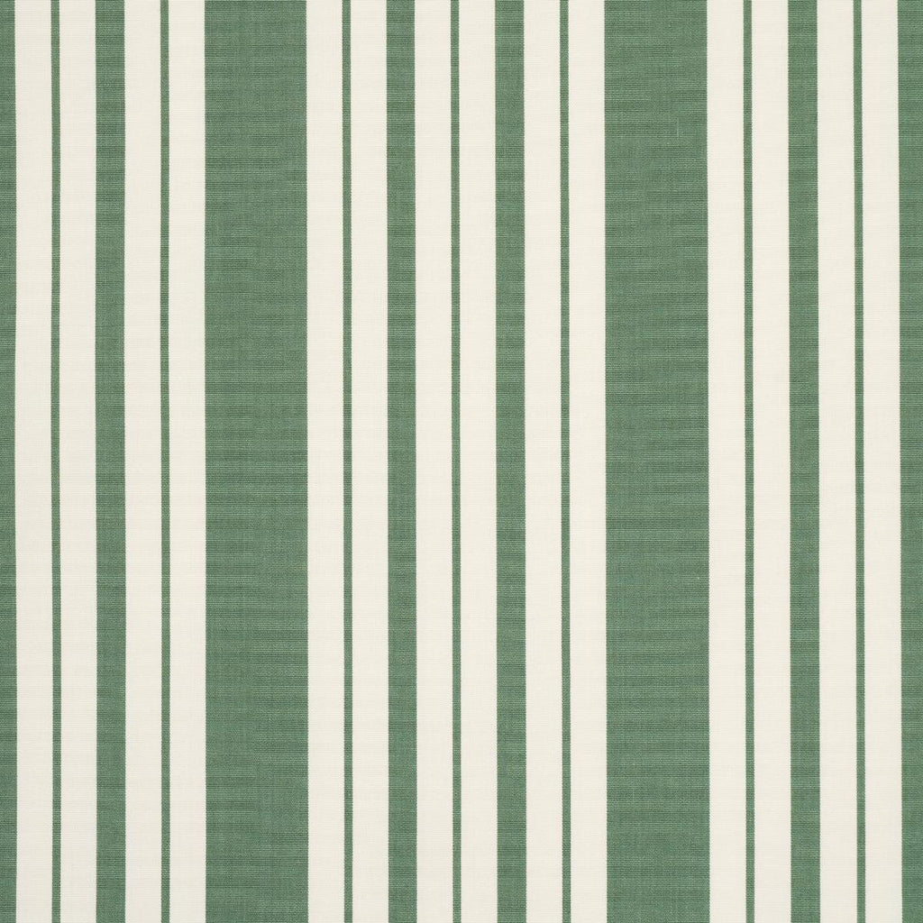 Schumacher Markie Stripe Emerald Fabric
