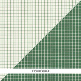 Schumacher Georgie Reversible Check Emerald Fabric