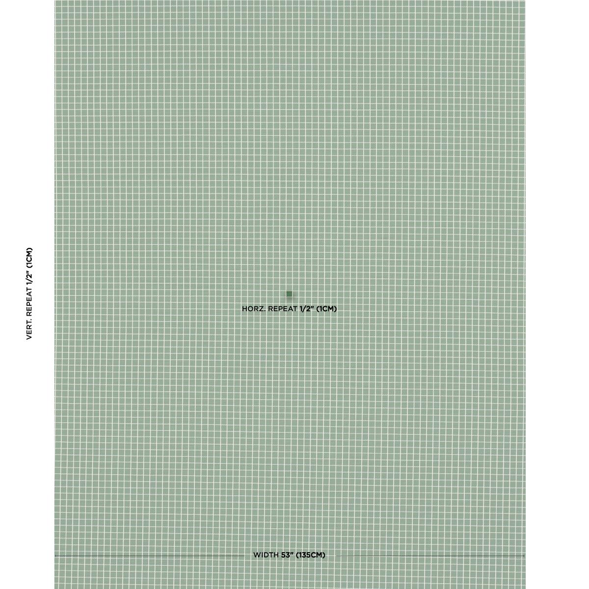 Schumacher Georgie Reversible Check Emerald Fabric