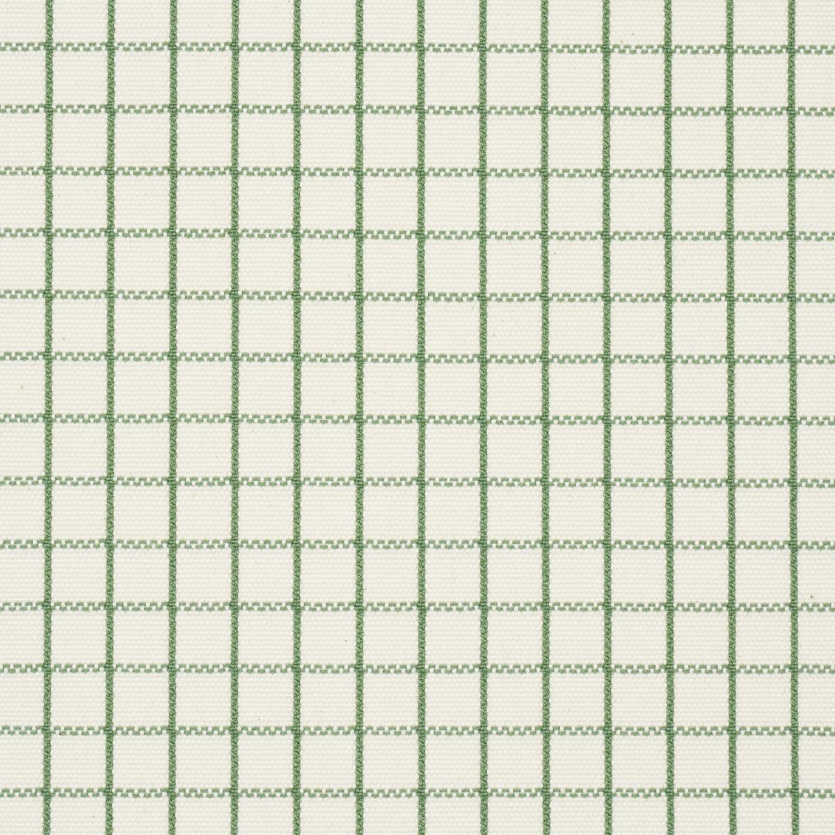 Schumacher Georgie Reversible Check Emerald Fabric