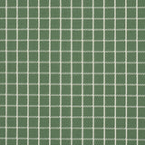 Schumacher Georgie Reversible Check Emerald Fabric