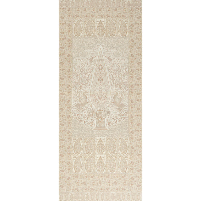 Schumacher Colmery Paisley Panel Parchment Fabric