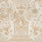 Schumacher Colmery Paisley Panel Parchment Fabric