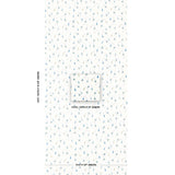 Schumacher Lolly Floral Blues Wallpaper