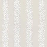 Schumacher Tendril Stripe Natural Wallpaper