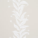 Schumacher Tendril Stripe Natural Wallpaper