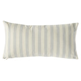 Schumacher Sky 24" x 12" Even Stripe I/O Pillow