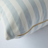 Schumacher Sky 24" x 12" Even Stripe I/O Pillow