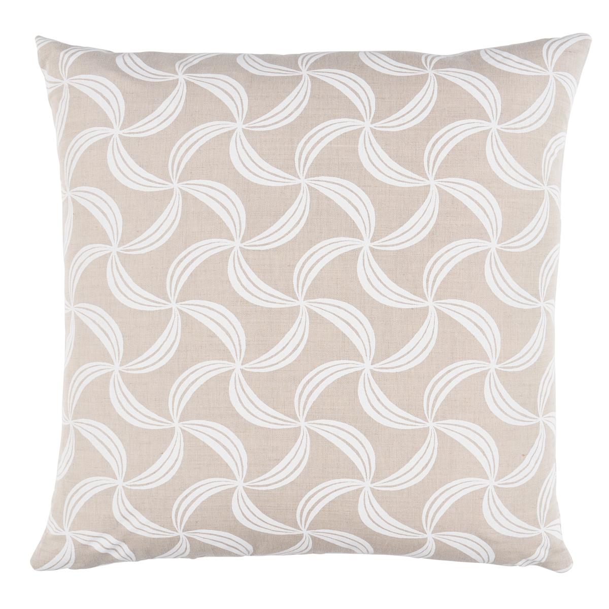Schumacher Natural 22" x 22" Ambrosia Pillow