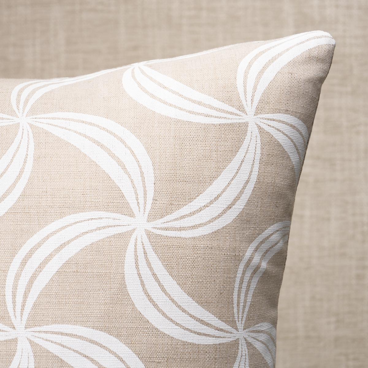 Schumacher Natural 22" x 22" Ambrosia Pillow