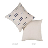 Schumacher Oaxaca Navy On Natural 22" x 22" Pillow