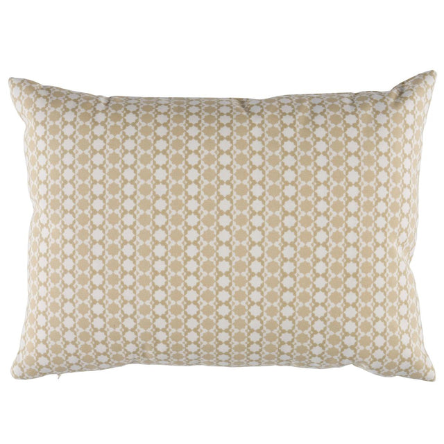 Schumacher Posy I/O Neutral 16" x 12" Pillow