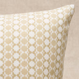 Schumacher Posy I/O Neutral 16" x 12" Pillow
