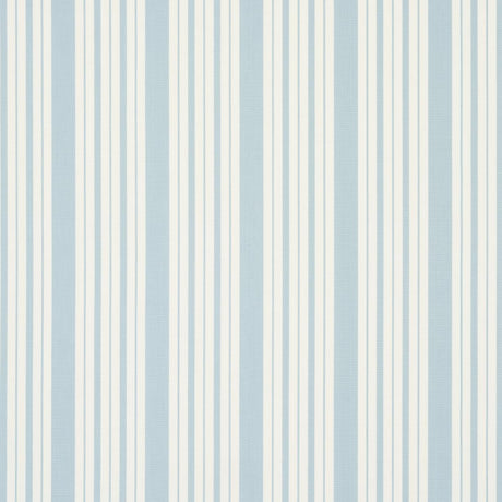 Schumacher Markie Stripe China Blue Fabric