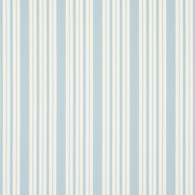 Schumacher Markie Stripe China Blue Fabric