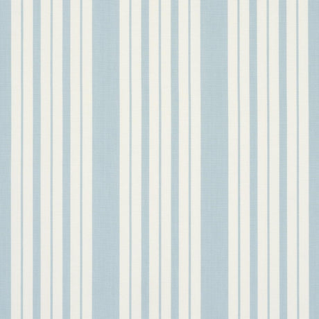 Schumacher Markie Stripe China Blue Fabric