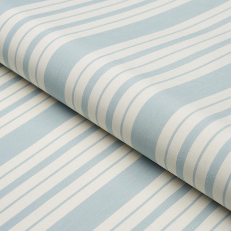 Schumacher Markie Stripe China Blue Fabric