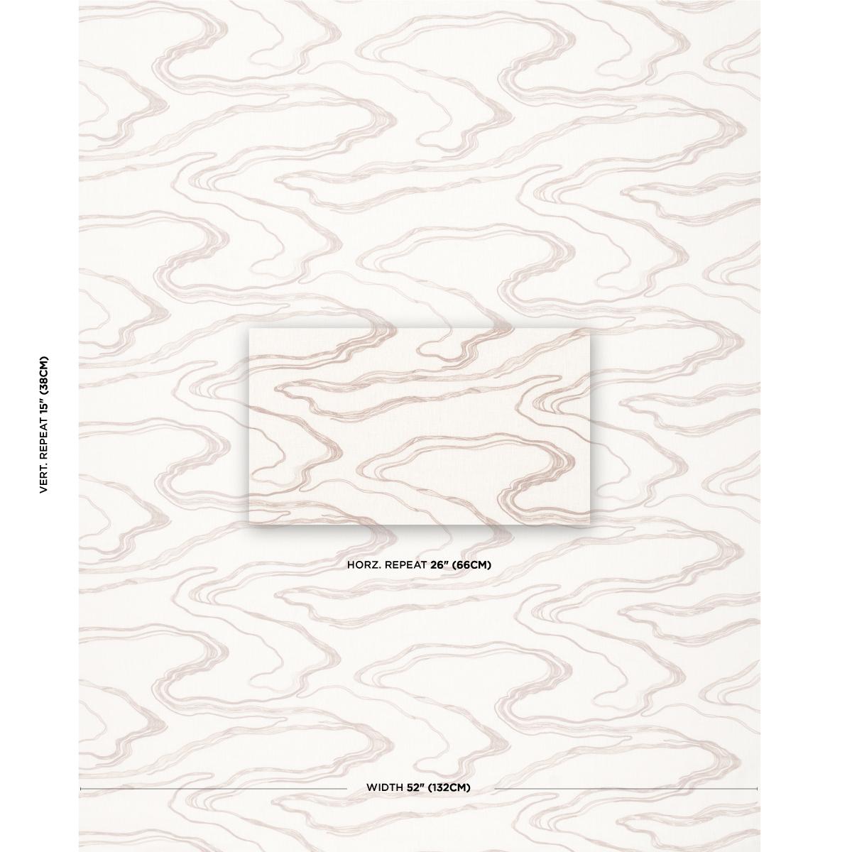 Schumacher Desert Wind Embroidery Sandstone Fabric