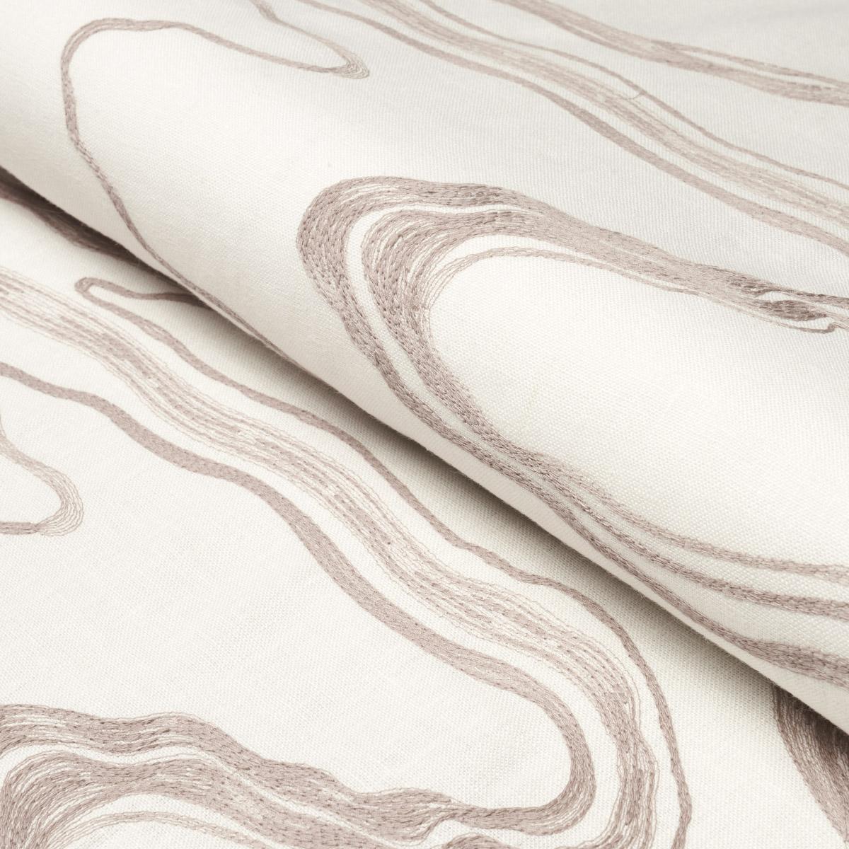 Schumacher Desert Wind Embroidery Sandstone Fabric