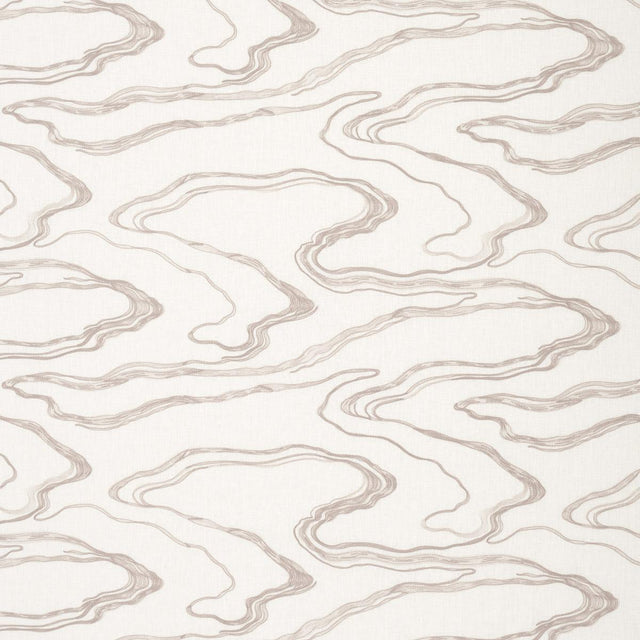 Schumacher Desert Wind Embroidery Sandstone Fabric