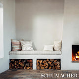 Schumacher Desert Wind Embroidery Sandstone Fabric