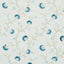 Schumacher Iyla Embroidery Mineral & Teal Fabric