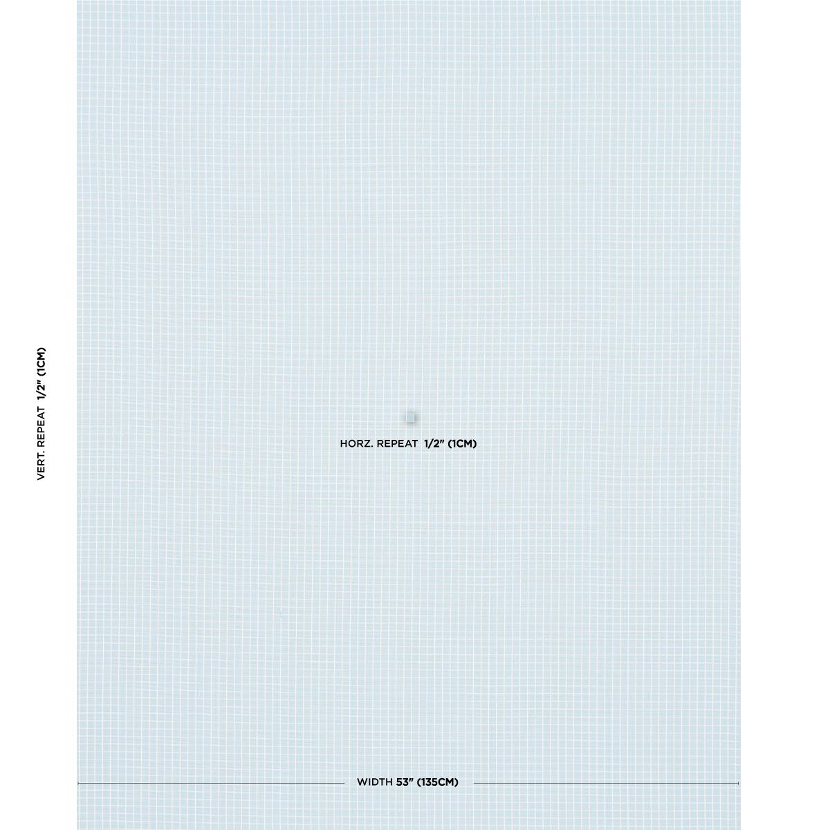 Schumacher Georgie Reversible Check China Blue Fabric