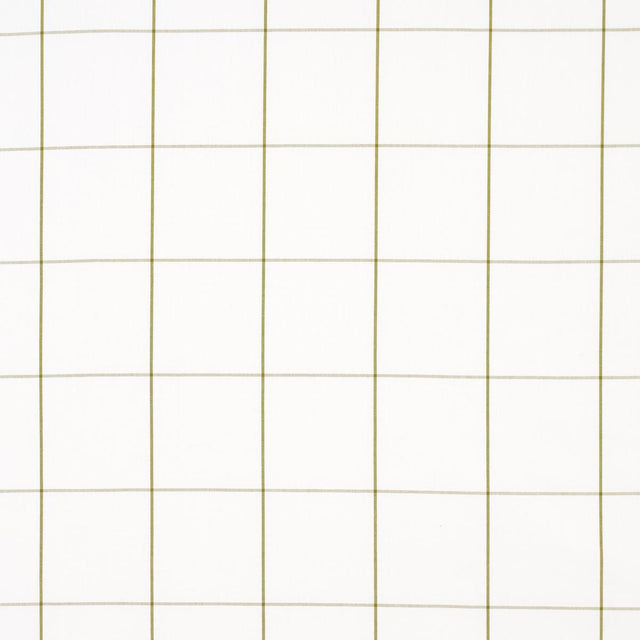 Schumacher Woodman Check Olive Fabric