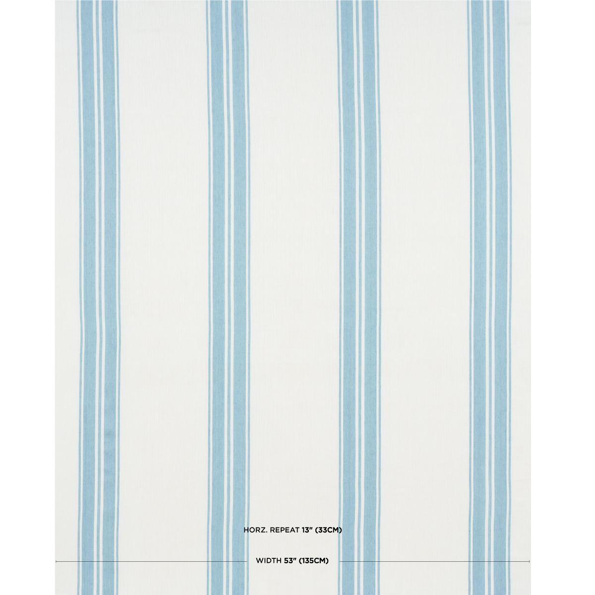Schumacher Brentwood Stripe Pool Fabric