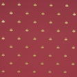 Schumacher Hubert'S Bees Rouge & Gold Wallpaper