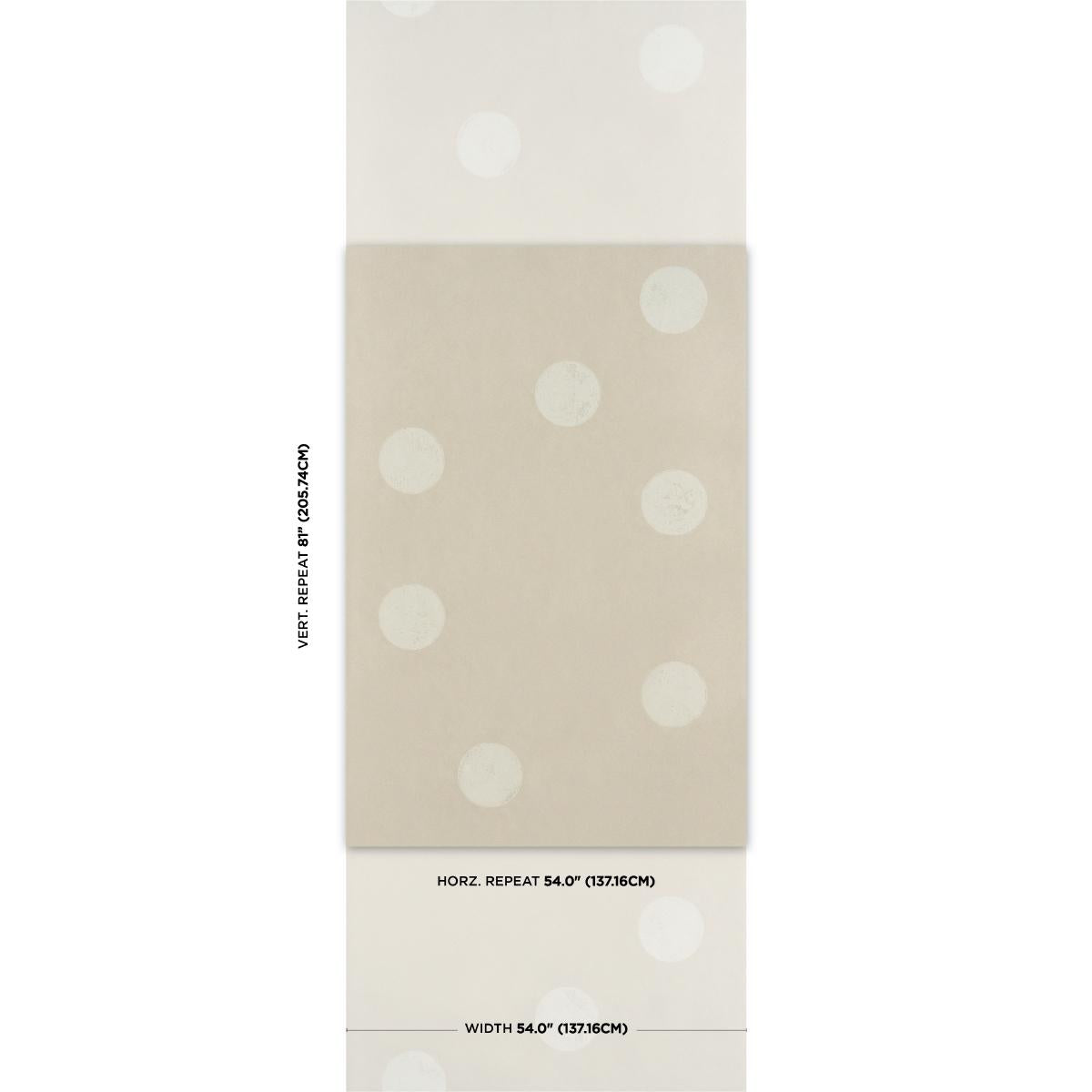 Schumacher Backdrop X Schumacher Monte Carlo Light Beige Wallpaper