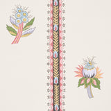 Schumacher Les Fleurs Exotiques Antique Rose Wallpaper
