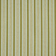 Schumacher Auguste Stripe Ciel & Leaf Fabric