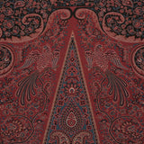 Schumacher Colmery Paisley Panel Rouge Fabric