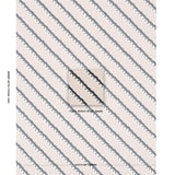 Schumacher Rousseau Stripe Black & Cream Fabric