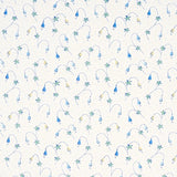 Schumacher Lolly Floral Blues Fabric
