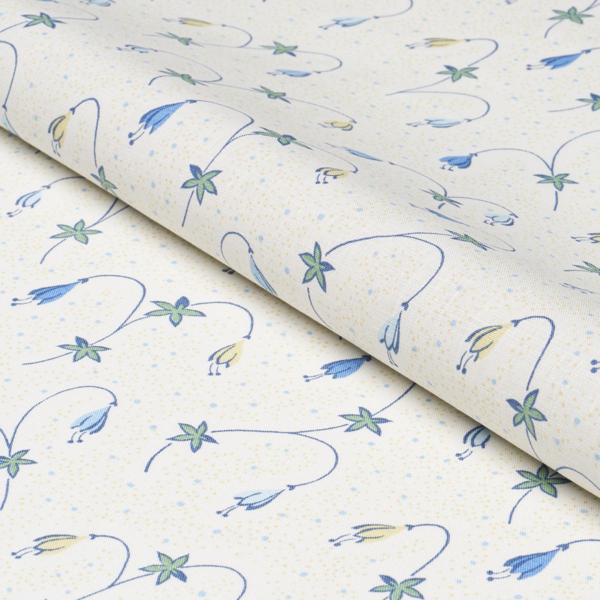 Schumacher Lolly Floral Blues Fabric