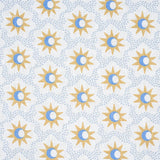Schumacher Lucie Yellow & Sky Fabric