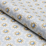 Schumacher Lucie Yellow & Sky Fabric