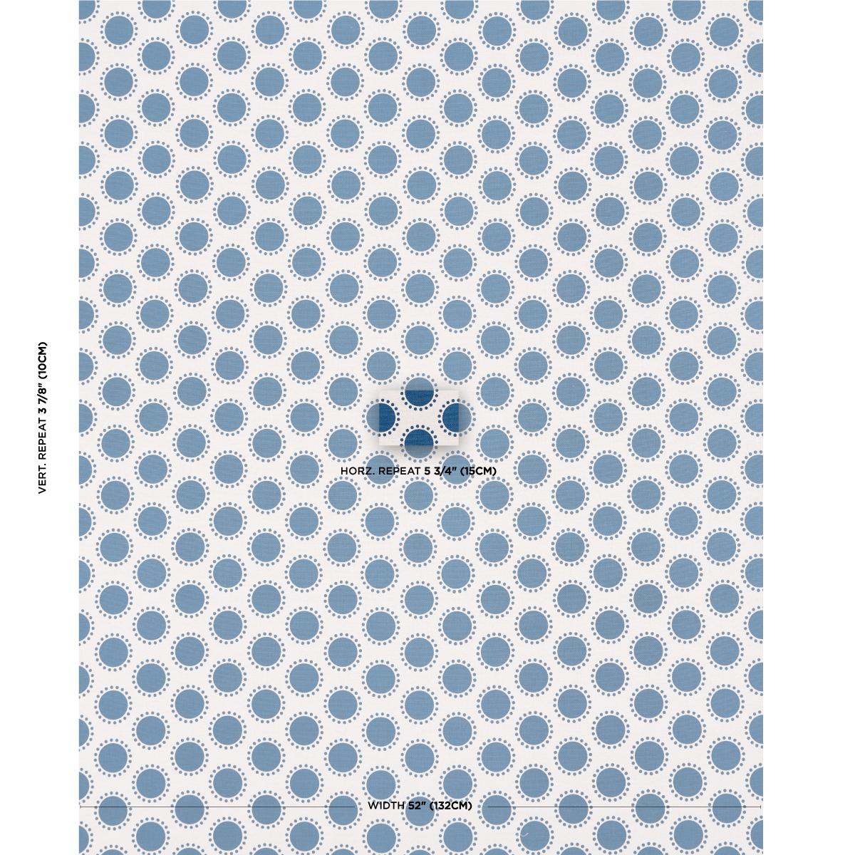 Schumacher Oompa Navy Fabric
