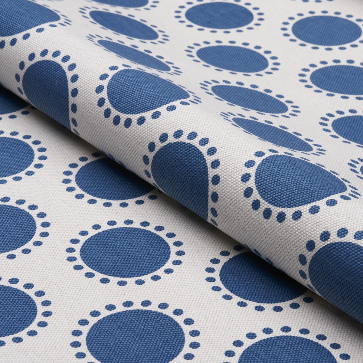 Schumacher Oompa Navy Fabric