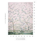 Schumacher Madame De Pompadour Panel Blush Fabric