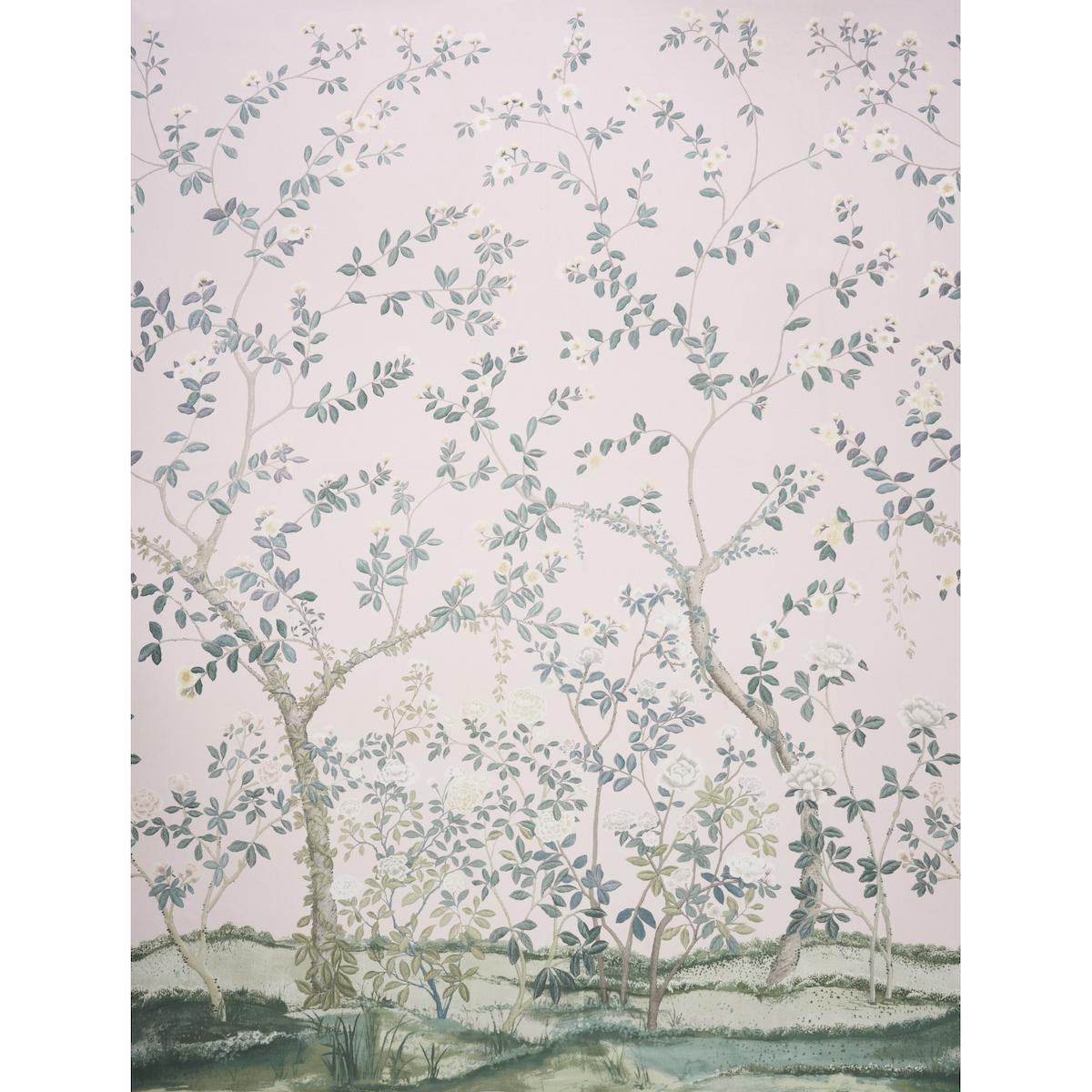 Schumacher Madame De Pompadour Panel Blush Fabric