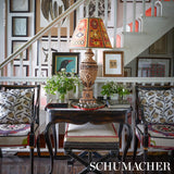 Schumacher Thistle Vine Black & Gold Fabric