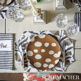 Schumacher Thistle Vine Black & Gold Fabric