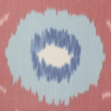 Schumacher Samarkand Ikat Ii Chambray & Coral Fabric