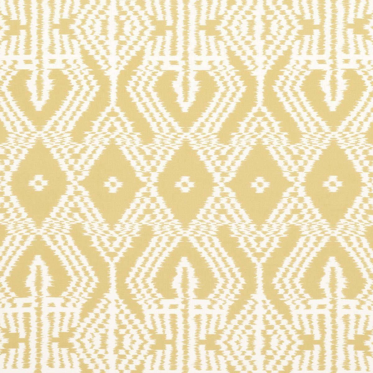 Schumacher Asaka Ikat Buttercup Fabric