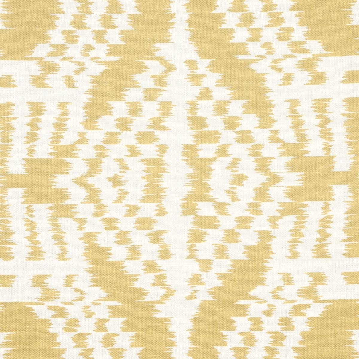 Schumacher Asaka Ikat Buttercup Fabric