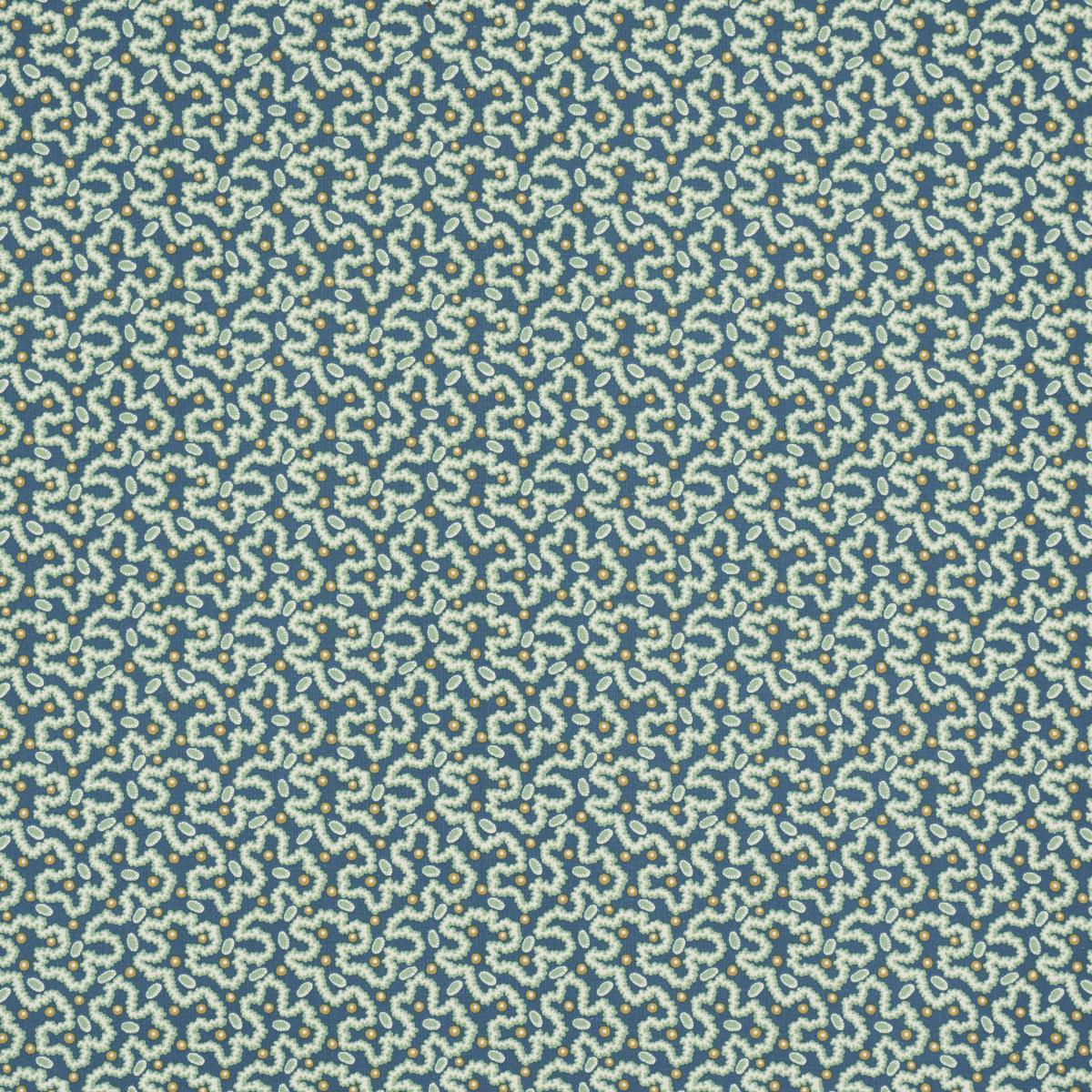 Schumacher Leonie Vermicelli Teal Fabric