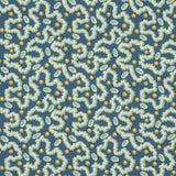 Schumacher Leonie Vermicelli Teal Fabric